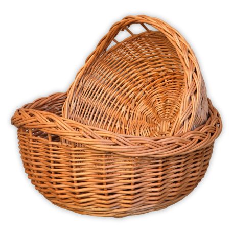Woven round bowl in various sizes
