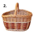 Einkaufskorb mit wählbarem Muster