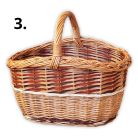 Einkaufskorb mit wählbarem Muster