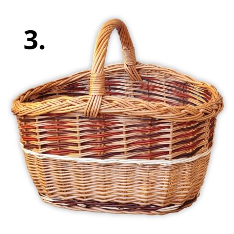 Einkaufskorb mit wählbarem Muster