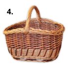 Einkaufskorb mit wählbarem Muster