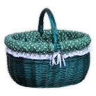 Green Einkaufskorb mit Innenfutter
