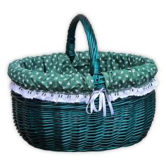 Green Einkaufskorb mit Innenfutter