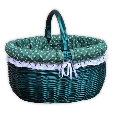Green Einkaufskorb mit Innenfutter