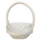 Weißer Blütenkorb in verschiedenen Größen