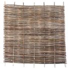 Hazelnut wicker fence in several sizes