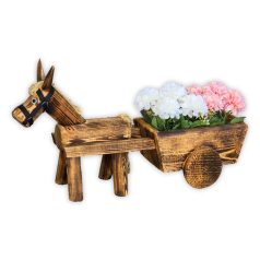 Pferdewagen-Pflanzgefäß in verschiedenen Größen