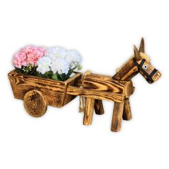 Pferdewagen-Pflanzgefäß in verschiedenen Größen