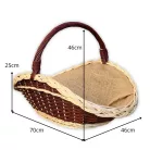 Kandalló kosár több méretben béléssel