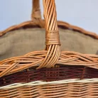 Kandalló kosár béléssel 60x42x27(42)cm