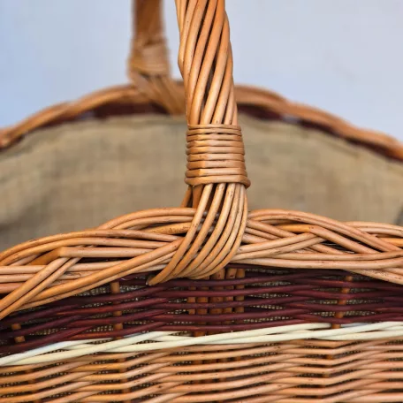 Kandalló kosár béléssel 60x42x27(42)cm