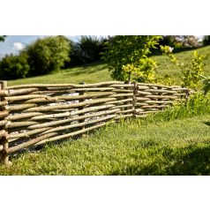 Mogyorófa ágyásszegély, kerti kiskerítés 20x60 cm