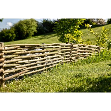 Ágyásszegély , Kerti szegély mogyorófa 20x100 cm