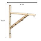 Wall-mounted bird feeder holder