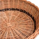 Nagy méretű fonott tálca 47x11cm