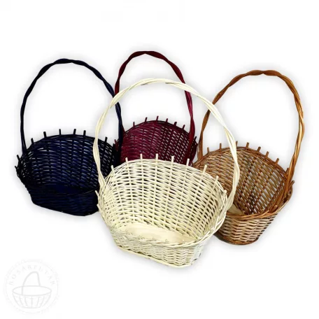 Fehér ajándékkosár több méretben