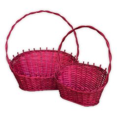 Borvörös ajándékkosár több méretben