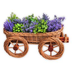 Korbwarenanhänger natur 55x30x22cm