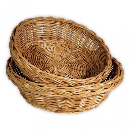 Geflochtene runde Schale in verschiedenen Größen