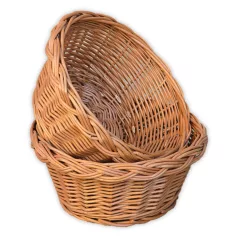 Fonott kerek tálka 18x8cm