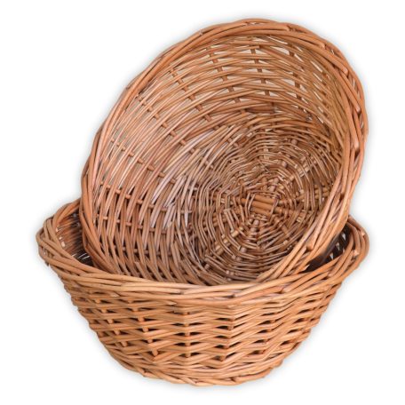 Round serving basket 24x9cm