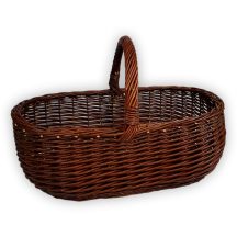 Mushroom basket in several sizes (dark)