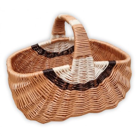Extra large shopping basket (Indonesian basket) 48x28x24(35)cm
