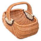 Extra méretű bevásárló kosár (Indonéz kosár) 48x28x24(35)cm