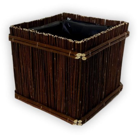 Wicker balcony chest 20x20x18cm