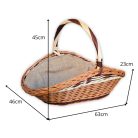 Kaminkorb in verschiedenen Größen + Auskleidung