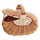 Piknik kosár 50x32x26(42)cm