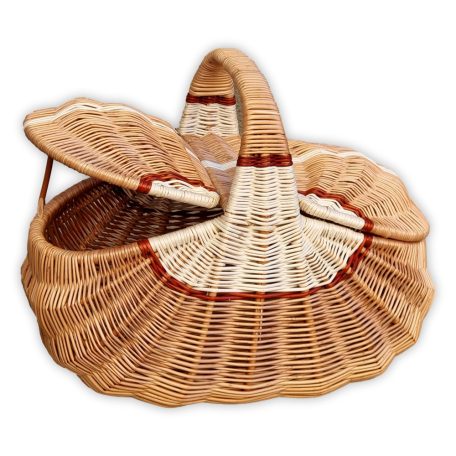 Piknik kosár 50x32x26(42)cm