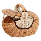 Piknik kosár 50x32x26(42)cm