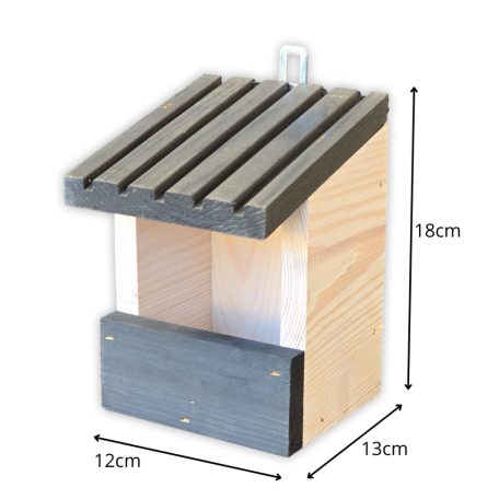 Bird feeder (12x13x18/20cm)