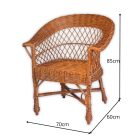 Fonott vessző fotel