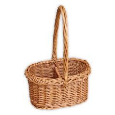 Korb mit 2 Fächern für Getränkehalter