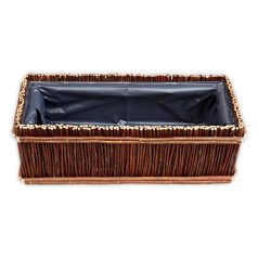 Wicker balcony chest 50x20x18cm