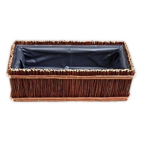 Wicker balcony chest 50x20x18cm