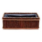 Wicker balcony chest 50x20x18cm