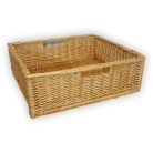 Aufbewahrungstruhe aus Korbgeflecht 27x27x15cm