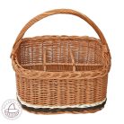 Italtartó kosár 40x30x20(40)cm