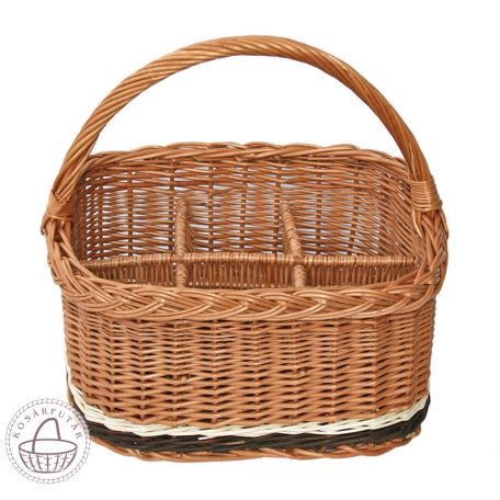 Italtartó kosár 40x30x20(40)cm