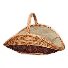 Kandalló kosár 58x35x21(34)cm béléssel