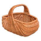 Extra méretű bevásárló kosár (Indonéz kosár) 48x28x22(37)cm