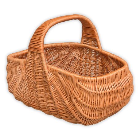 Extra méretű bevásárló kosár (Indonéz kosár) 48x28x22(37)cm