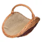 Kandalló kosár 58x35x21(34)cm béléssel