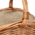 Kandalló kosár 58x35x21(34)cm béléssel