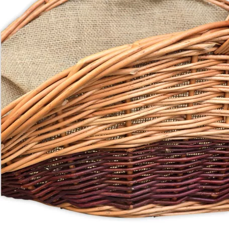 Kandalló kosár 58x35x21(34)cm béléssel