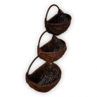 Wandblumentopf in verschiedenen Größen (braun)