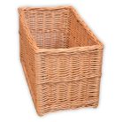 Aufbewahrungstruhe aus Korbgeflecht 43x24x25cm